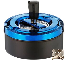 Bullet Space Metallic - Blau - Drehaschenbecher - Ø 11 cm Bullet Space Metallic - Blau - Drehaschenbecher - Ø 11 cm