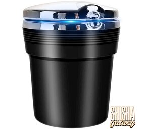Bullet Pano - Black - Autoaschenbecher mit LED Beleuchtung - Ø 7,5 cm Bullet Pano - Black - Autoaschenbecher mit LED Beleuchtung - Ø 7,5 cm