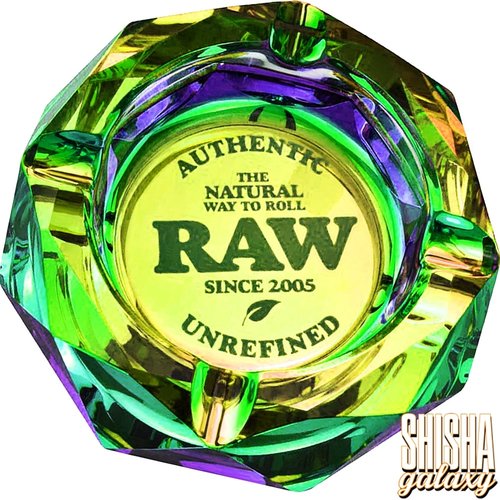 Raw Raw - Rainbow - Dichroitisches Effekt Glas - Aschenbecher - Ø 11,5 cm