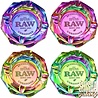 Raw Raw - Rainbow - Dichroitisches Glas - 4er Pack - Aschenbecher - Ø 11,5 cm