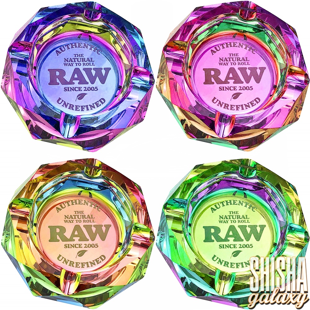 Atomic Glas-Aschenbecher Plated Rainbow