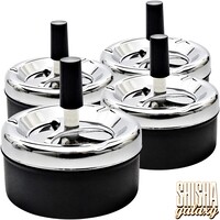 Classic - Black - 4er Pack - Drehaschenbecher - Ø 11 cm