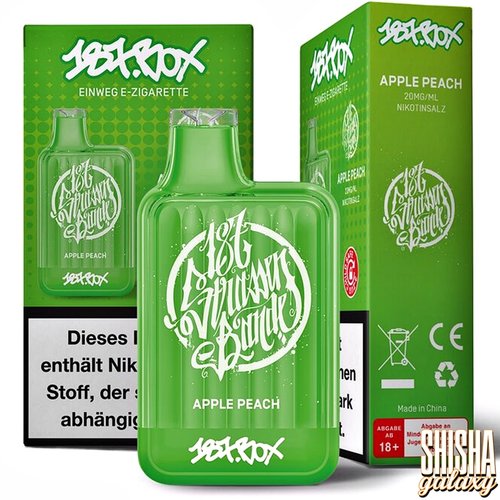 187 Strassenbande 187 Box Vape - Apple Peach - Einweg E-Shisha - 600 Züge / Nikotin 20 mg