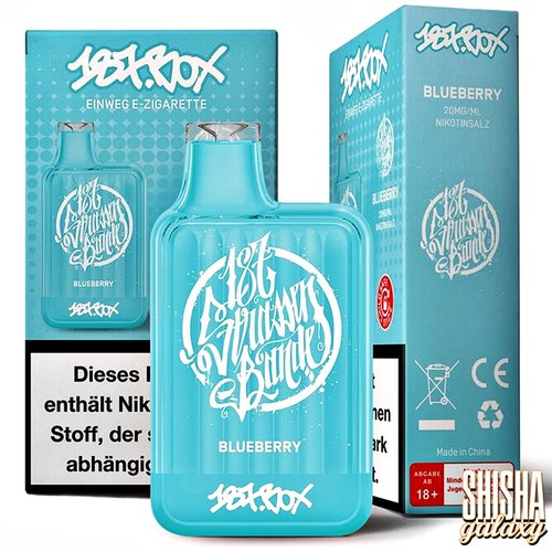 187 Strassenbande 187 Box Vape - Blueberry - Einweg E-Shisha - 600 Züge / Nikotin 20 mg