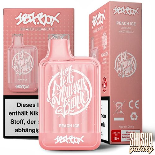 187 Strassenbande 187 Box Vape - Peach Ice - Einweg E-Shisha - 600 Züge / Nikotin 20 mg