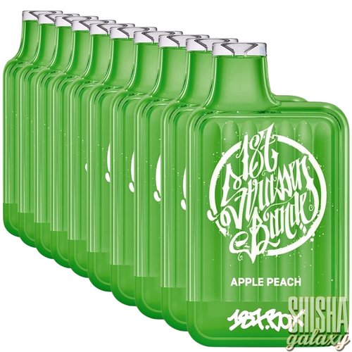 187 Strassenbande 187 Box Vape - Apple Peach - 10er Packung / Display (Sparset) - Einweg E-Shisha - 600 Züge / Nikotin 20 mg