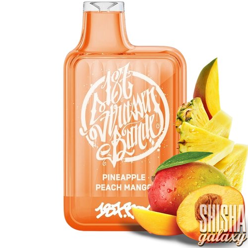187 Strassenbande 187 Box Vape - Pineapple Peach Mango - 10er Packung / Display (Sparset) - Einweg E-Shisha - 600 Züge / Nikotin 20 mg