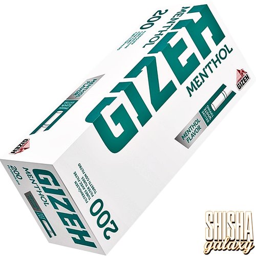 Gizeh Gizeh - Menthol - King Size - Filterhülsen - 10 x 200 Stück (2000 Stk)