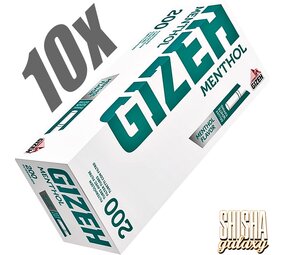 Gizeh Menthol - King Size - Filterhülsen - 10 x 200 Stück (2000 Stk) Gizeh Menthol - King Size - Filterhülsen - 10 x 200 Stück (2000 Stk)