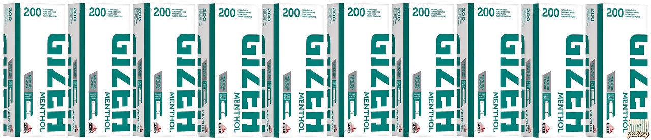 Gizeh Gizeh - Menthol - King Size - Filterhülsen - 10 x 200 Stück (2000 Stk)