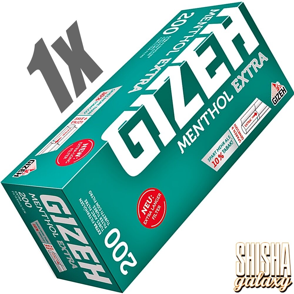 Gizeh Gizeh - Menthol - Extra - Filterhülsen - 1 x 200 Stück Gizeh Gizeh - Menthol - Extra - Filterhülsen - 1 x 200 Stück