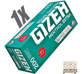 Gizeh Menthol - Extra - Filterhülsen - 1 x 200 Stück Gizeh Menthol - Extra - Filterhülsen - 1 x 200 Stück