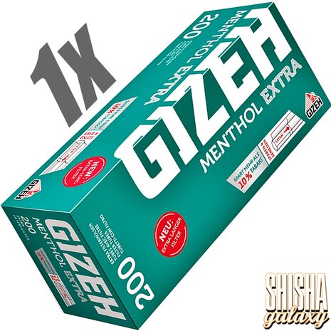 Gizeh Gizeh - Menthol - Extra - Filterhülsen - 1 x 200 Stück Gizeh Gizeh - Menthol - Extra - Filterhülsen - 1 x 200 Stück