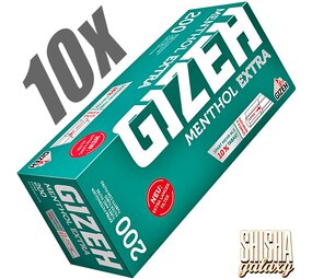Gizeh Menthol - Extra - Filterhülsen - 10 x 200 Stück (2000 Stk) Gizeh Menthol - Extra - Filterhülsen - 10 x 200 Stück (2000 Stk)
