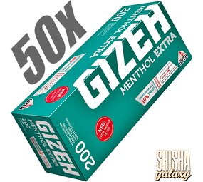 Gizeh Menthol - Extra - Filterhülsen - 50 x 200 Stück (10.000 Stk) Gizeh Menthol - Extra - Filterhülsen - 50 x 200 Stück (10.000 Stk)