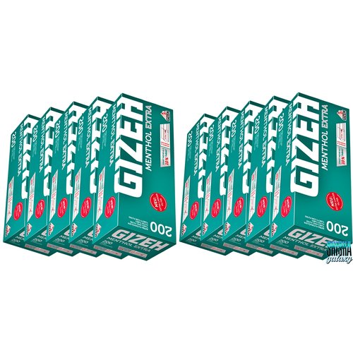 Gizeh Gizeh - Menthol - Extra - Filterhülsen - 5 x 200 Stück (1000 Stk)