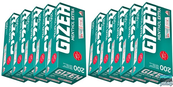 Gizeh Gizeh - Menthol - Extra - Filterhülsen - 5 x 200 Stück (1000 Stk)