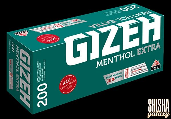 Gizeh Gizeh - Menthol - Extra - Filterhülsen - 1 x 200 Stück Gizeh Gizeh - Menthol - Extra - Filterhülsen - 1 x 200 Stück