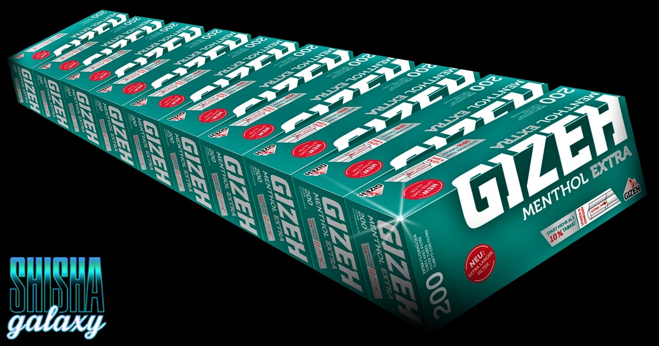 Gizeh Gizeh - Menthol - Extra - Filterhülsen - 1 x 200 Stück Gizeh Gizeh - Menthol - Extra - Filterhülsen - 1 x 200 Stück