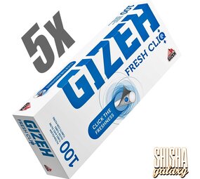 Gizeh Fresh CliQ - King Size - Filterhülsen - 5 x 100 Stück (500 Stk) Gizeh Fresh CliQ - King Size - Filterhülsen - 5 x 100 Stück (500 Stk)