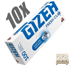 Gizeh Fresh CliQ - King Size - Filterhülsen - 10 x 100 Stück (1000 Stk) Gizeh Fresh CliQ - King Size - Filterhülsen - 10 x 100 Stück (1000 Stk)