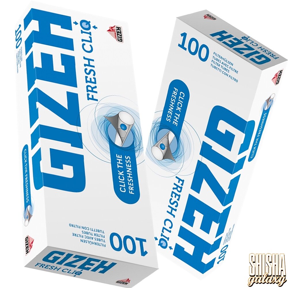 Gizeh Gizeh - Fresh CliQ - King Size - Filterhülsen - 50 x 100 Stück (5000 Stk) Gizeh Gizeh - Fresh CliQ - King Size - Filterhülsen - 50 x 100 Stück (5000 Stk)