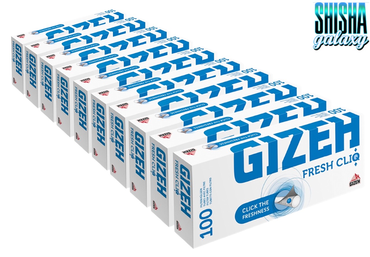Gizeh Gizeh - Fresh CliQ - King Size - Filterhülsen - 10 x 100 Stück (1000 Stk)