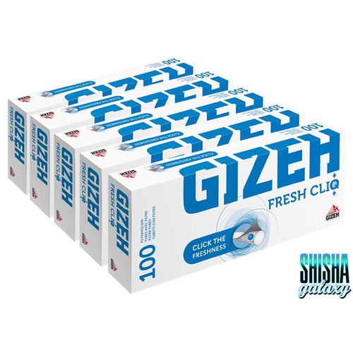 Gizeh Gizeh - Fresh CliQ - King Size - Filterhülsen - 5 x 100 Stück (500 Stk)
