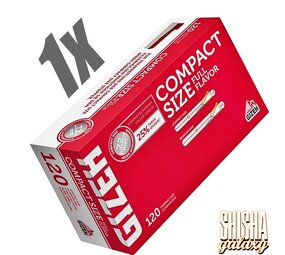 Gizeh Full Flavor - Compact Size - Filterhülsen - 1 x 120 Stück