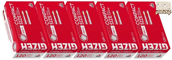 Gizeh Gizeh - Full Flavor - Compact Size - Filterhülsen - 5 x 120 Stück (600 Stk)