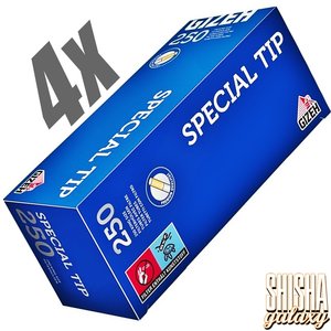 Gizeh Special Tip - King Size - Filterhülsen - 4 x 250 Stück (1000 Stk)