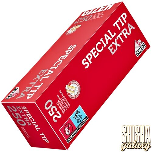 Gizeh Gizeh - Special Tip - Extra - Filterhülsen - 12 x 250 Stück (3000 Stk) Gizeh Gizeh - Special Tip - Extra - Filterhülsen - 12 x 250 Stück (3000 Stk)