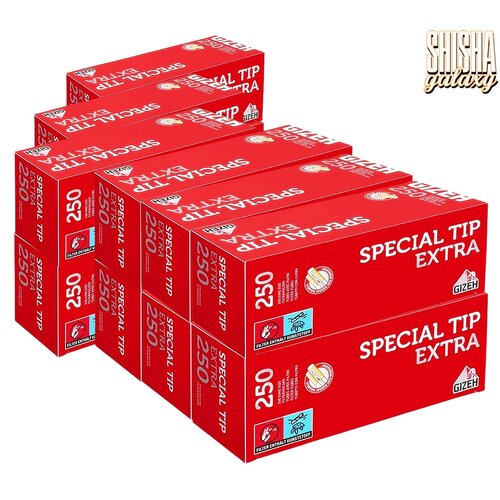 Gizeh Gizeh - Special Tip - Extra - Filterhülsen - 12 x 250 Stück (3000 Stk) Gizeh Gizeh - Special Tip - Extra - Filterhülsen - 12 x 250 Stück (3000 Stk)