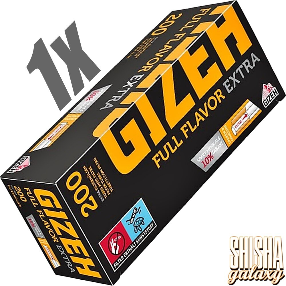 Gizeh Gizeh - Full Flavor - Extra - Filterhülsen - 1 x 200 Stück Gizeh Gizeh - Full Flavor - Extra - Filterhülsen - 1 x 200 Stück