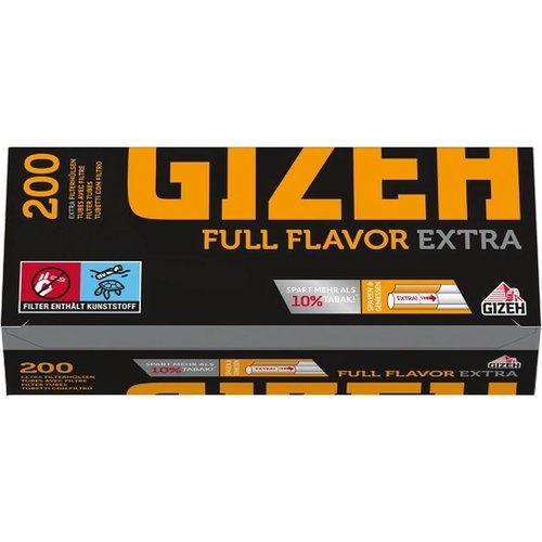 Gizeh Gizeh - Full Flavor - Extra - Filterhülsen - 5 x 200 Stück (1000 Stk) Gizeh Gizeh - Full Flavor - Extra - Filterhülsen - 5 x 200 Stück (1000 Stk)