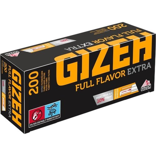Gizeh Gizeh - Full Flavor - Extra - Filterhülsen - 5 x 200 Stück (1000 Stk)