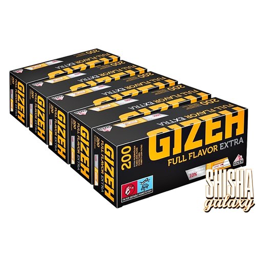 Gizeh Gizeh - Full Flavor - Extra - Filterhülsen - 5 x 200 Stück (1000 Stk)