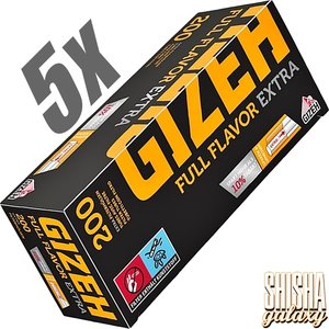 Gizeh Full Flavor - Extra - Filterhülsen - 5 x 200 Stück (1000 Stk)