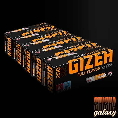 Gizeh Gizeh - Full Flavor - Extra - Filterhülsen - 5 x 200 Stück (1000 Stk)