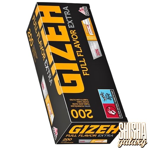 Gizeh Gizeh - Full Flavor - Extra - Filterhülsen - 10 x 200 Stück (2000 Stk)