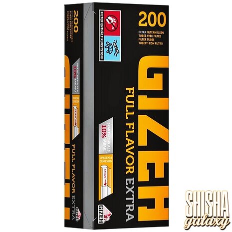 Gizeh Gizeh - Full Flavor - Extra - Filterhülsen - 10 x 200 Stück (2000 Stk) Gizeh Gizeh - Full Flavor - Extra - Filterhülsen - 10 x 200 Stück (2000 Stk)