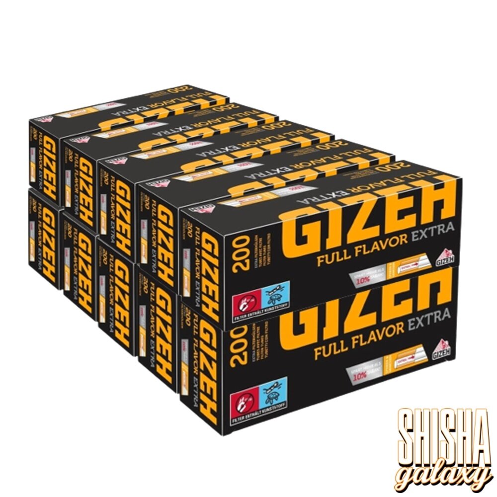 Gizeh Gizeh - Full Flavor - Extra - Filterhülsen - 10 x 200 Stück (2000 Stk) Gizeh Gizeh - Full Flavor - Extra - Filterhülsen - 10 x 200 Stück (2000 Stk)