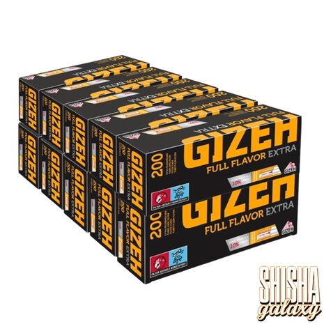 Gizeh Gizeh - Full Flavor - Extra - Filterhülsen - 10 x 200 Stück (2000 Stk) Gizeh Gizeh - Full Flavor - Extra - Filterhülsen - 10 x 200 Stück (2000 Stk)