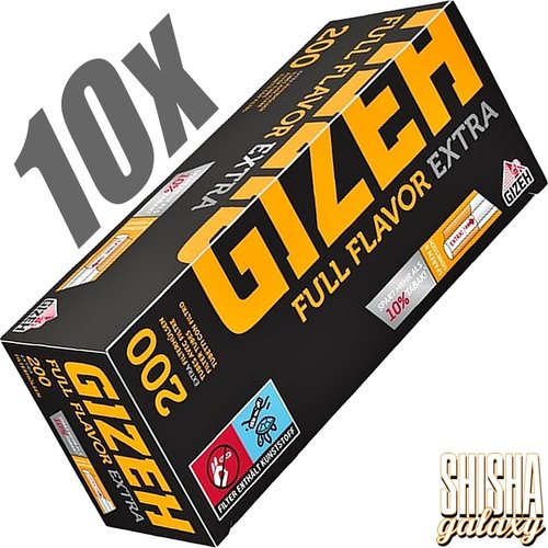 Gizeh Full Flavor - Extra - Filterhülsen - 10 x 200 Stück (2000 Stk)