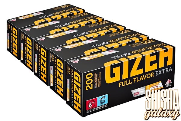 Gizeh Gizeh - Full Flavor - Extra - Filterhülsen - 50 x 200 Stück (10.000 Stk) Gizeh Gizeh - Full Flavor - Extra - Filterhülsen - 50 x 200 Stück (10.000 Stk)