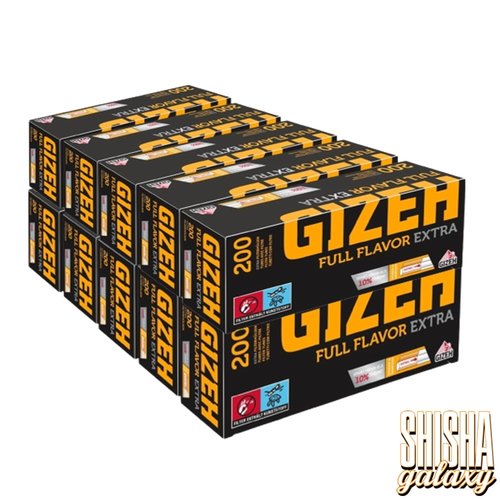 Gizeh Gizeh - Full Flavor - Extra - Filterhülsen - 50 x 200 Stück (10.000 Stk)