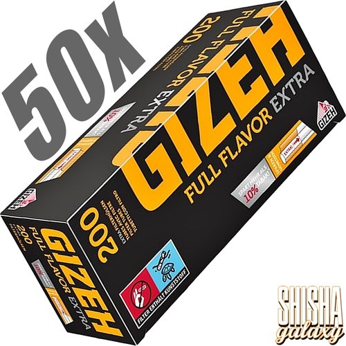 Gizeh Full Flavor - Extra - Filterhülsen - 50 x 200 Stück (10.000 Stk)