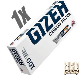 Gizeh Carbon Filter - King Size - Filterhülsen - 1 x 100 Stück Gizeh Carbon Filter - King Size - Filterhülsen - 1 x 100 Stück