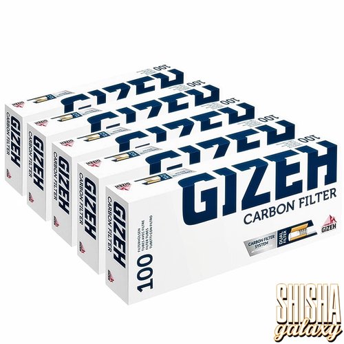 Gizeh Gizeh - Carbon Filter - King Size - Filterhülsen - 5 x 100 Stück (500 Stk)