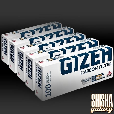 Gizeh Gizeh - Carbon Filter - King Size - Filterhülsen - 10 x 100 Stück (1000 Stk)